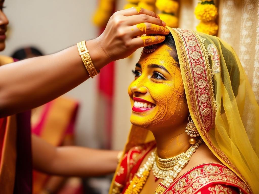 Haldi photography in Kanpur
